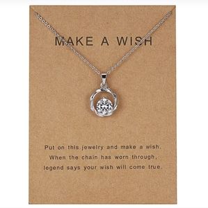 Make a Wish Natural Stone necklace NWT. Fast Ship